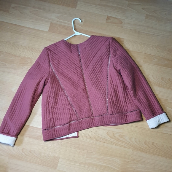 Anthropologie Maroon Blazer - Picture 2 of 3